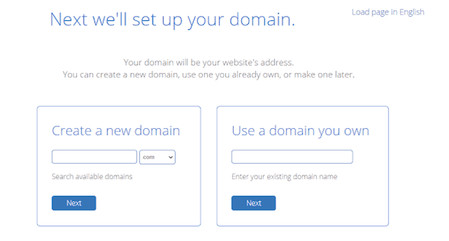 Bluehost में Free Domain