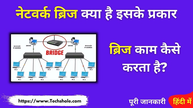 नेटवर्क ब्रिज क्या है कैसे काम करता है (ब्रिज और राऊटर में अंतर) Network Bridge In Hindi