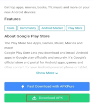 google play store download apk