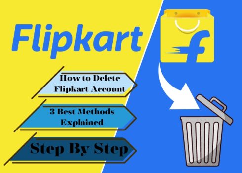 how to delete flipkart account