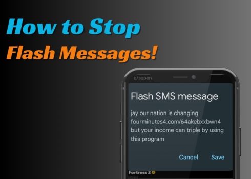 how to stop flash messages